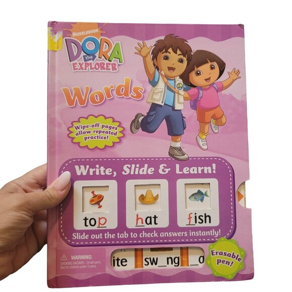 Dora the Explorer: Words (Dora the Explorer Write, Slide & Learn) Hardcover isbn - Picture 1 of 7
